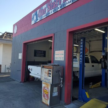 Inside One Start Auto Service garage Denair CA